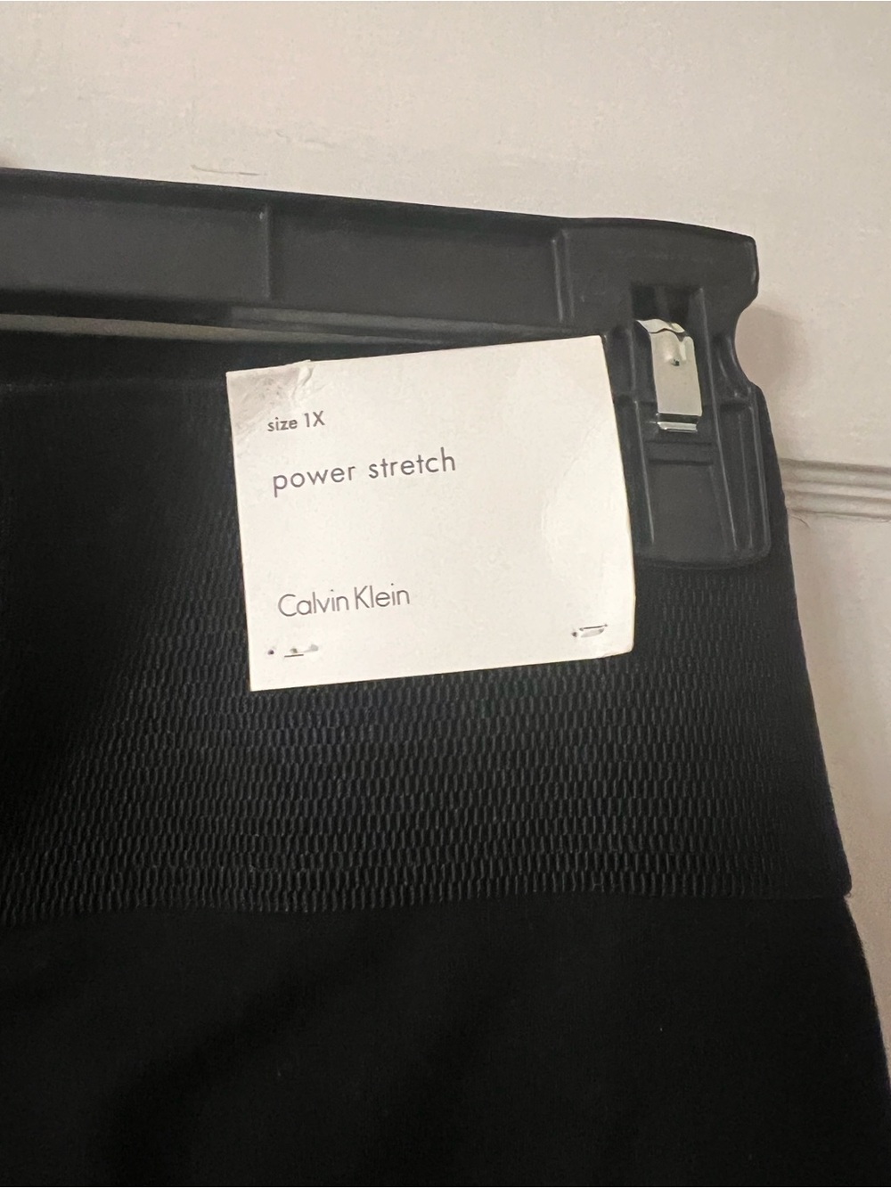 Calvin Klein Black Power Stretch Skirt